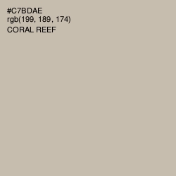 #C7BDAE - Coral Reef Color Image